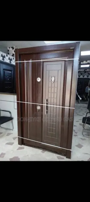 This Is a Brown Turkish Classic Entrance Security Door