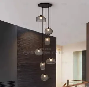 Modern Stair Chandelier Featuring