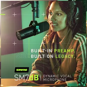 Shure Sm7db Dynamic Studio Microphone With Built-in Preamp – XLR Mic