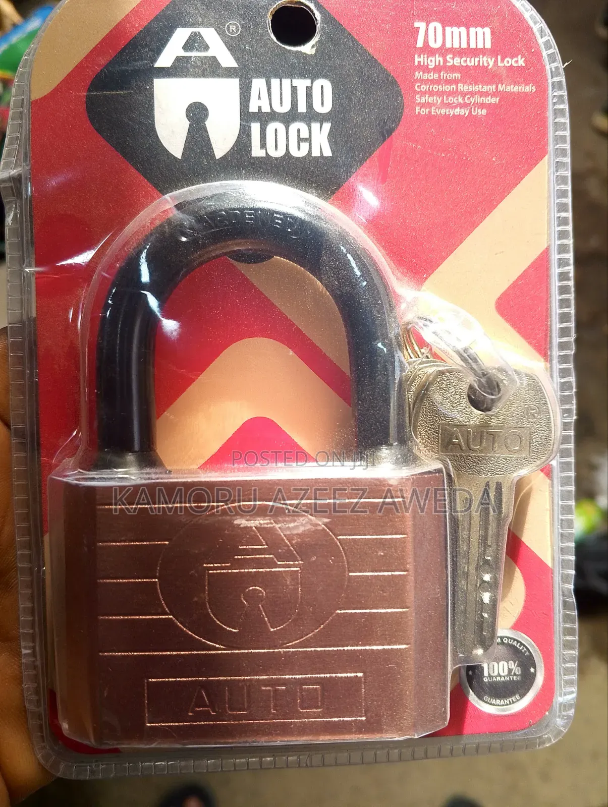 Auto Padlock Original 70mm
