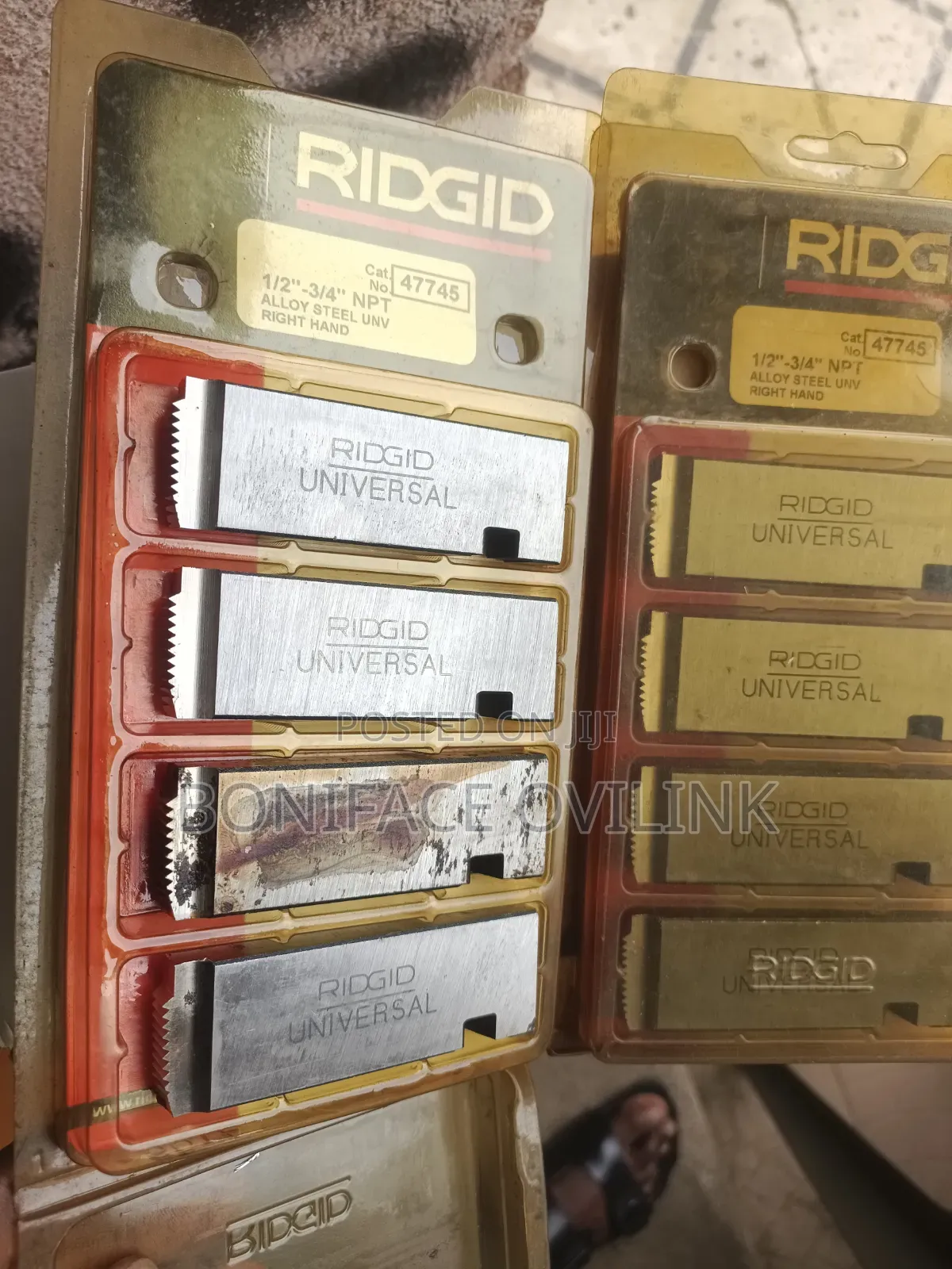 Ridgid Pipe Thread 1⁄2 to 3⁄4 NPT Teeth ( Various Sizes Available