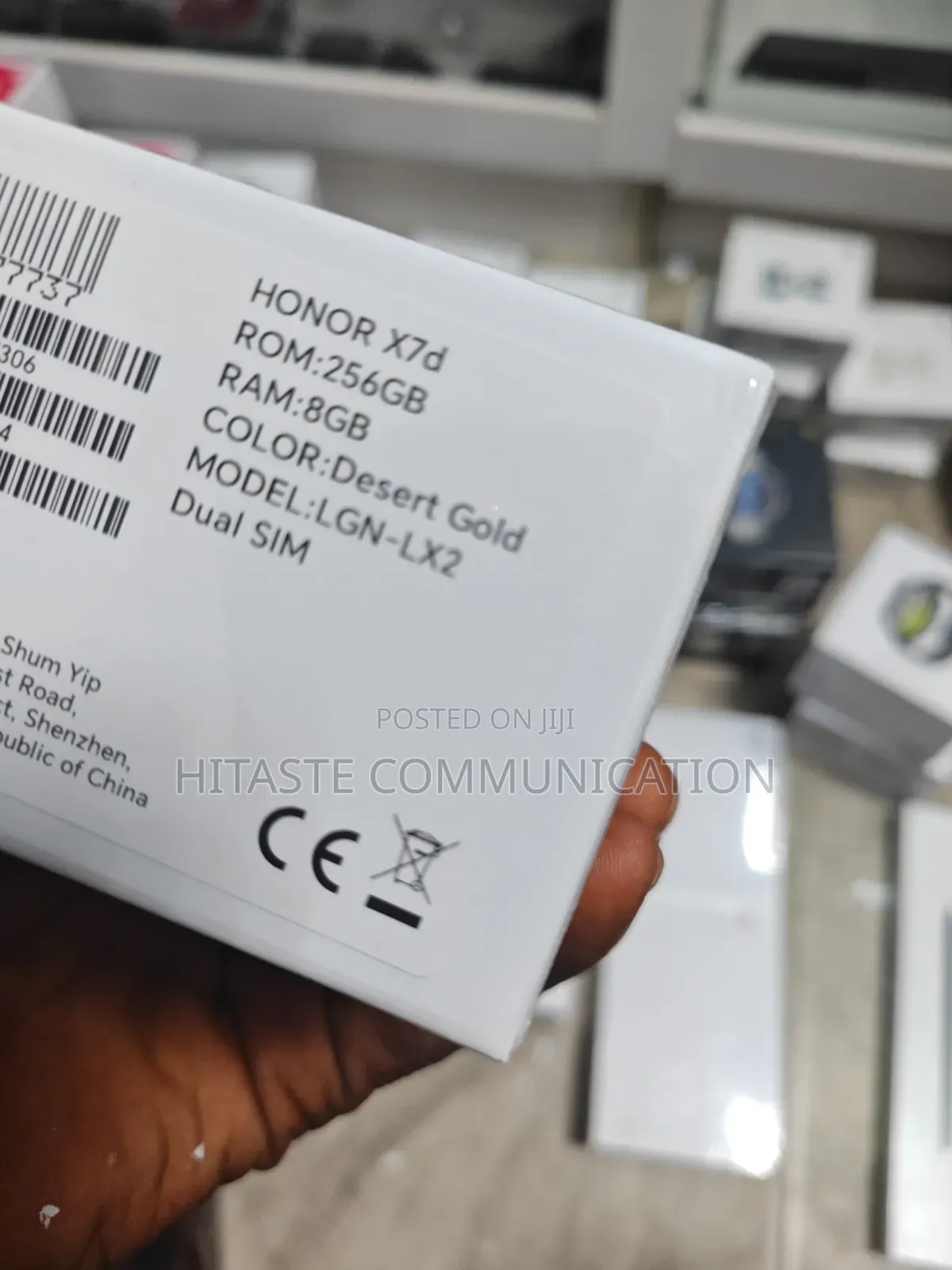 New Honor X7d 256 GB Gold