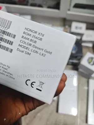 New Honor X7d 256 GB Gold