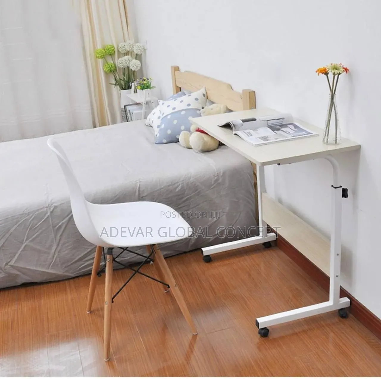 Reading Study Laptop Table and Foldable Chair