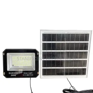 Sukhig 200watts Solar Flood Light With 18watts Solar Panel