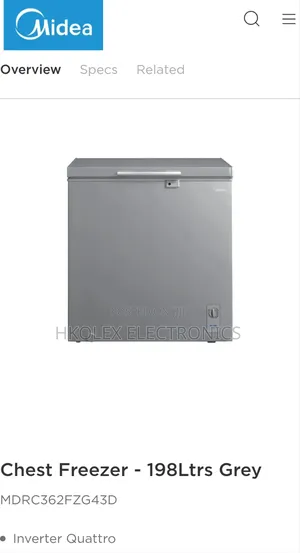 Midea Inverter Freezer