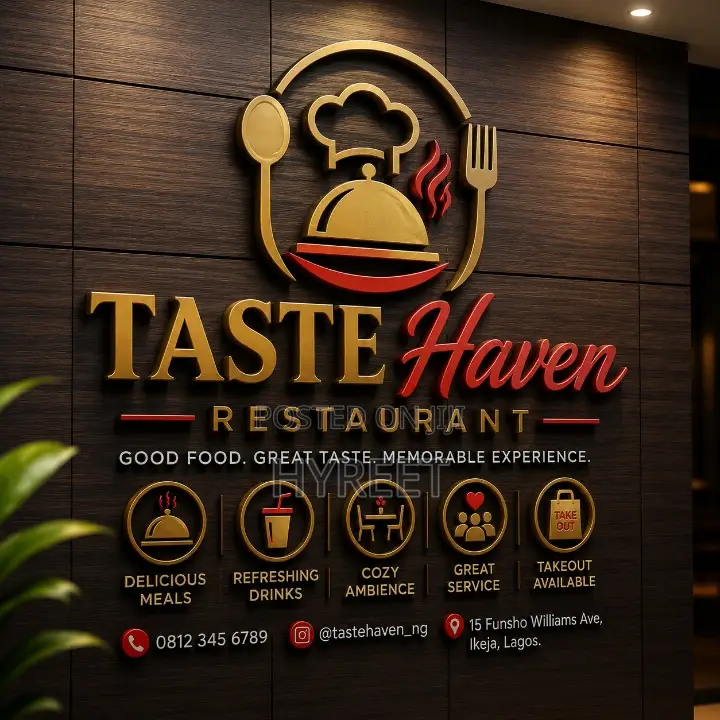 3d Logo Wall Mock Up/Flyers