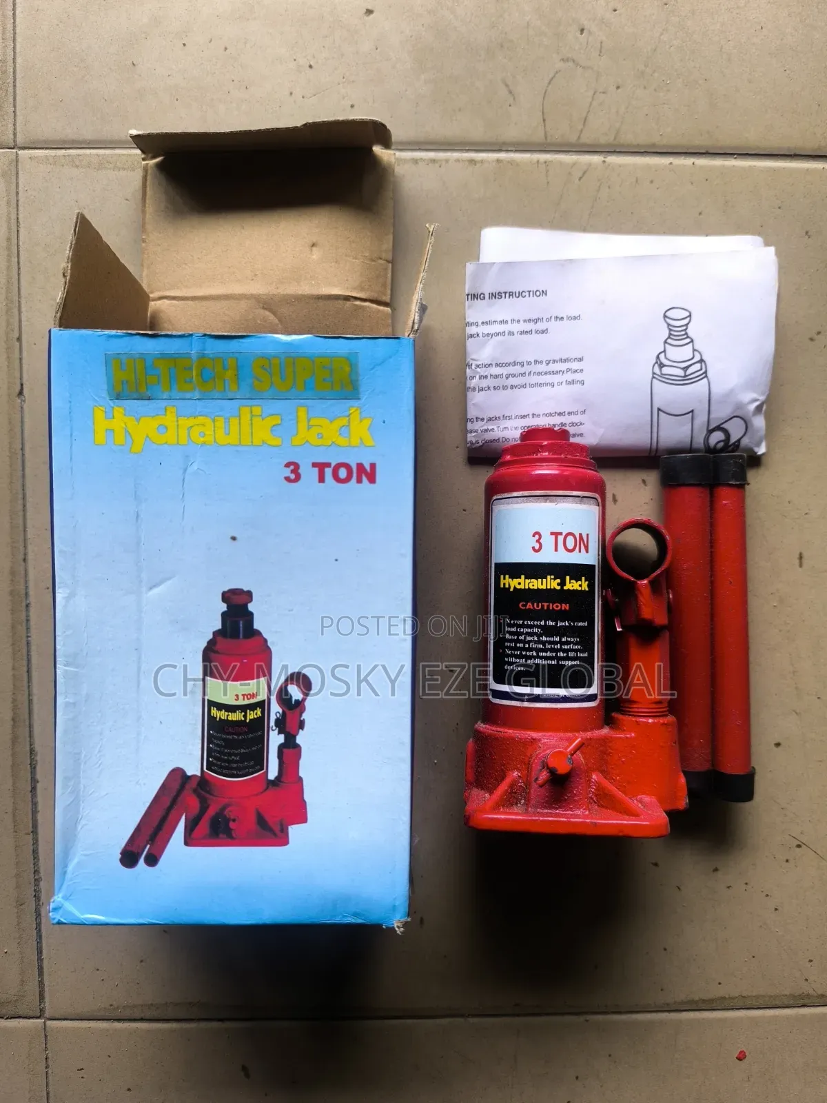 3ton Hydraulic Bottle Jack