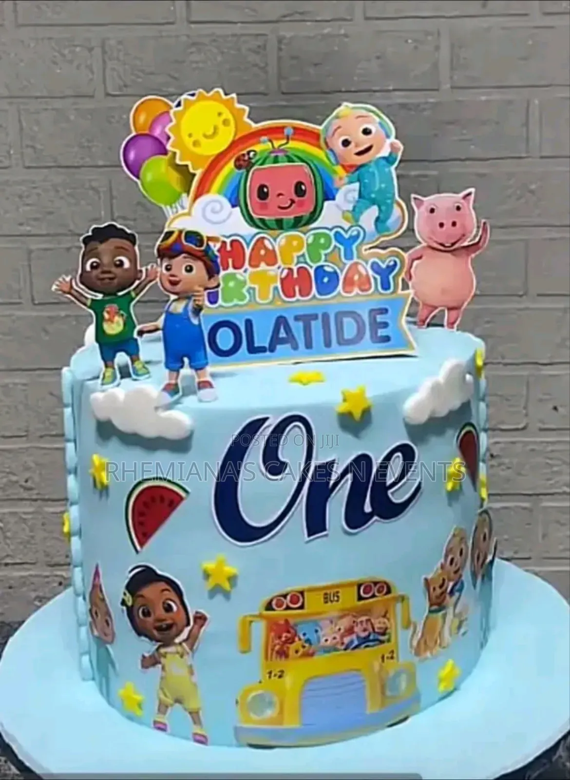 Kiddies Birthday Cake And Children Character Cake
