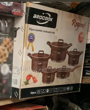 Brocook Regina 10-Piece Marble Cookware Set