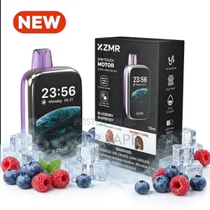 ZMR Vape 30000puffs,Raspberry Ice, Tart Cool, 2.4′′ Ips Display,Shisha