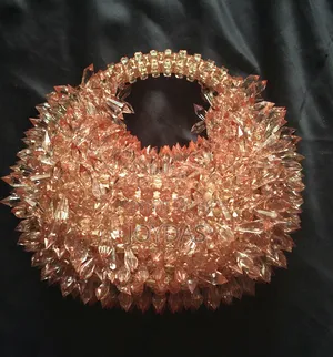 Gold Spiky Beaded Bag