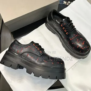 Bb Luxury Chunky Leather Lace Shoes