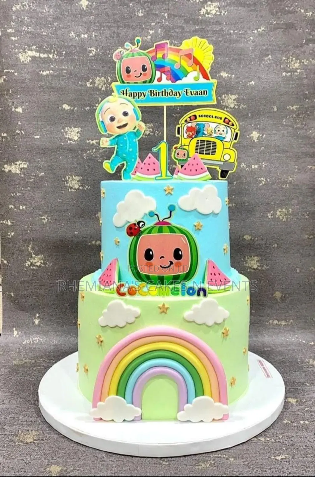 Kiddies Birthday Cake And Children Character Cake