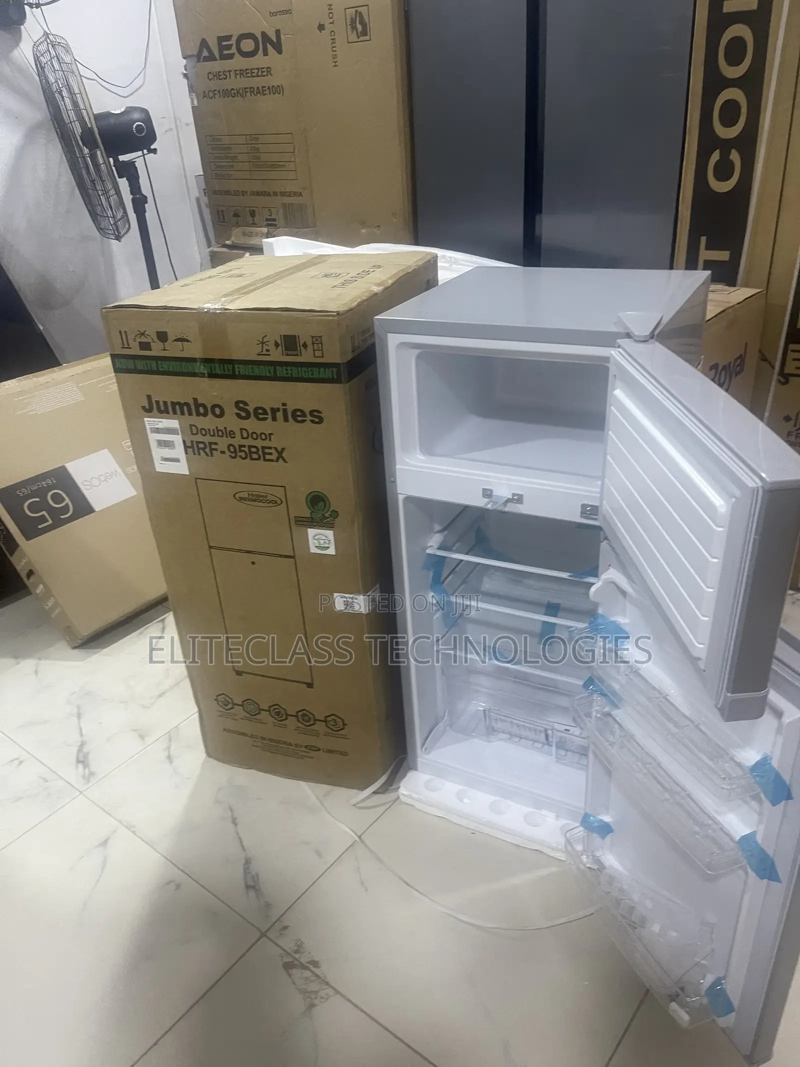Haier Thermocool 95l Refrigerator HRF-95bex Silver