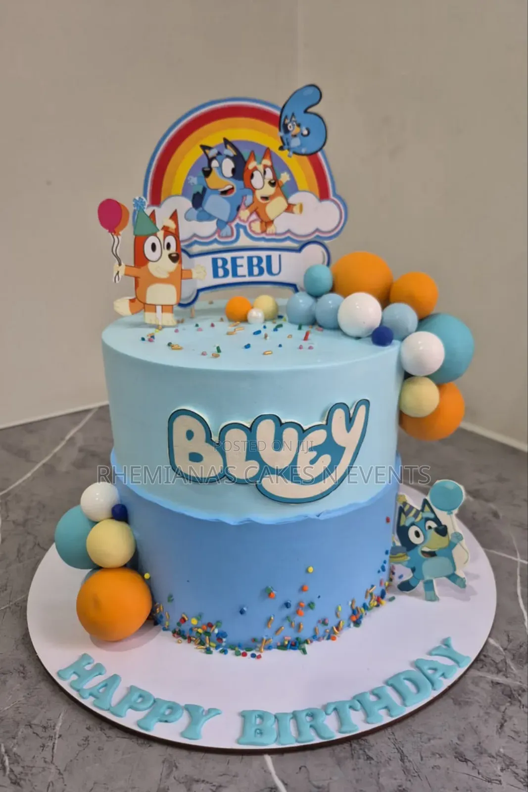 Kiddies Birthday Cake And Children Character Cake
