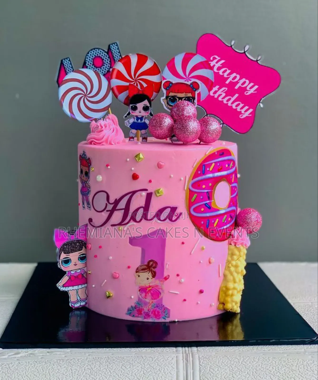 Kiddies Birthday Cake And Children Character Cake
