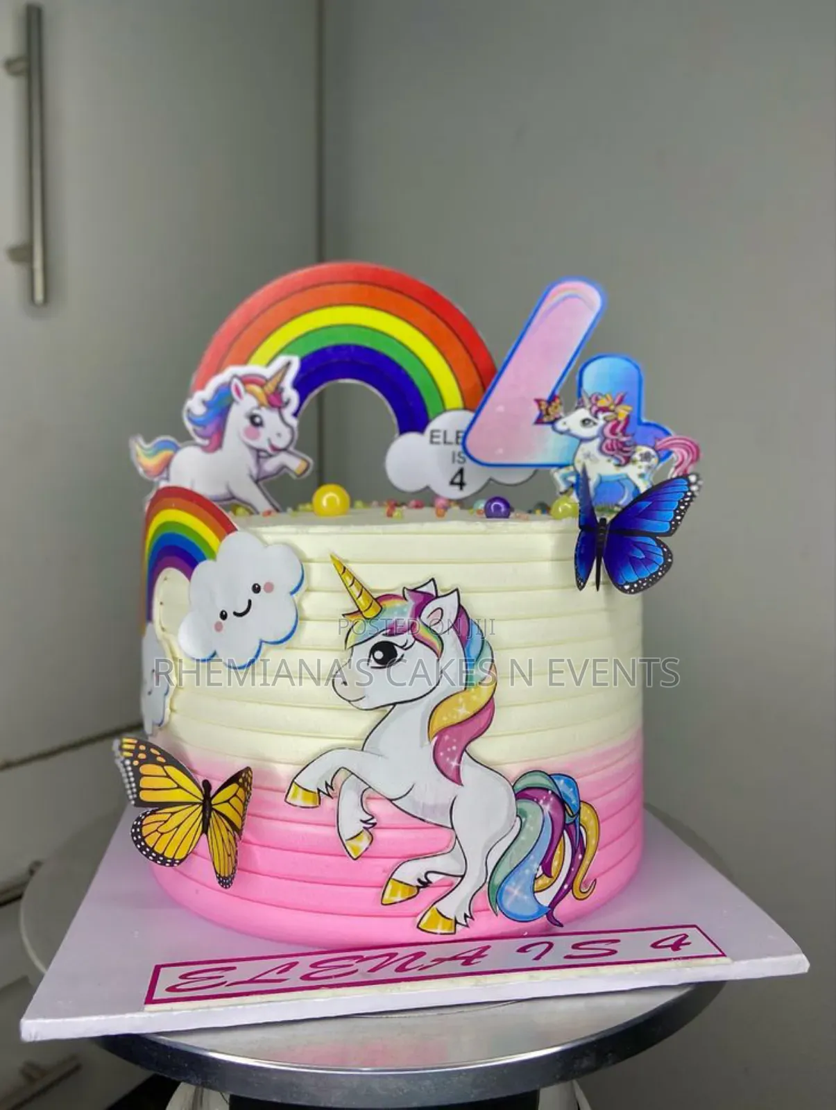 Kiddies Birthday Cake And Children Character Cake