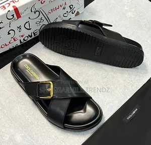 Dg Men Palm Slippers in 2 Designs