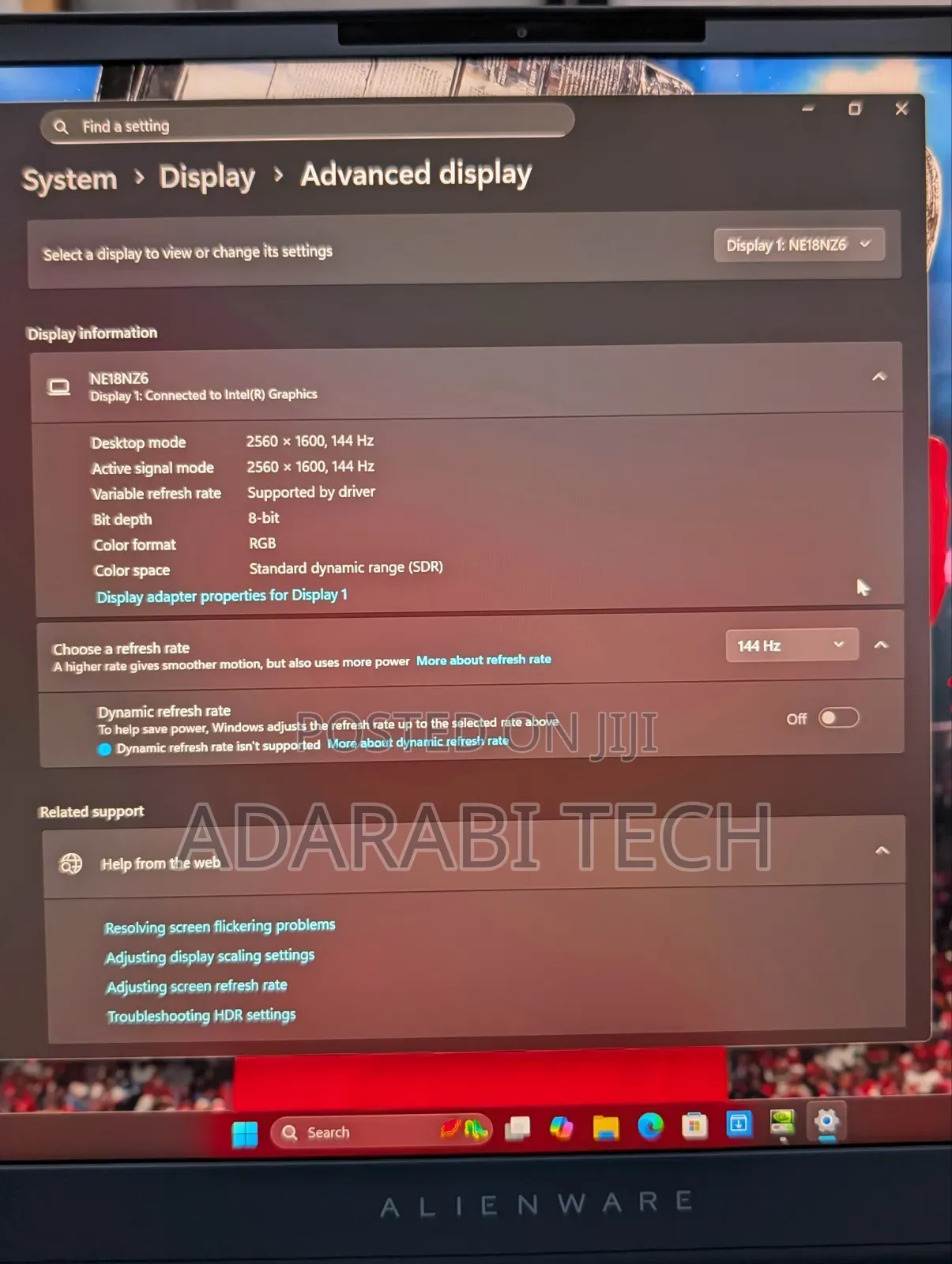Laptop Alienware 18 Area-51 64GB Intel Core Ultra 9 SSD 2T