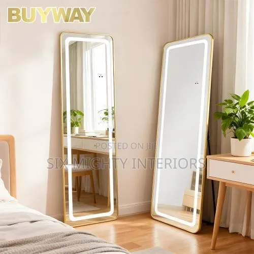 Elegant Standing / Wall Dressing Mirror With 3 Colour Led Light