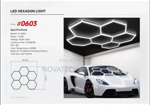 6 Sets Hexagon Led Light for Space Beatification