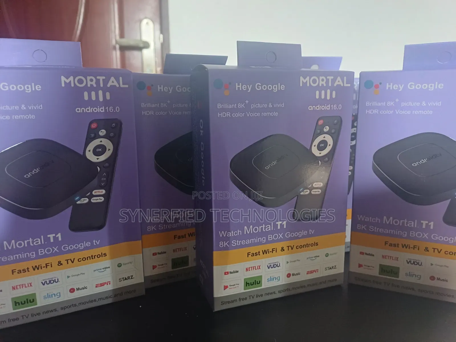 Onn and Mortal T1 Google TV Streaming Box, Android TV, Dolby Audio