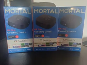 Onn and Mortal T1 Google TV Streaming Box, Android TV, Dolby Audio