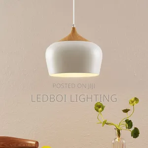 White Aluminum Pendant