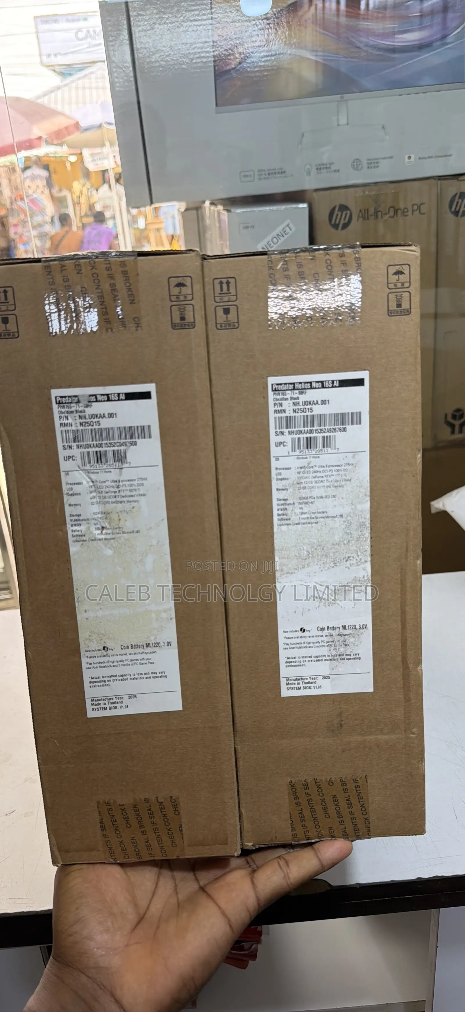 New Laptop Acer Predator Helios Neo 16 32GB Intel Core Ultra 9 SSD 1T