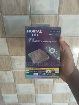 Onn and Mortal T1 Google TV Streaming Box, Android TV, Dolby Audio