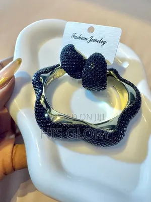 Colorful Chunky Bangles and Earrings