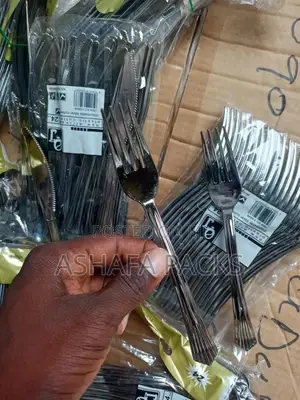 Disposable Silver Cutlery Fork– 24 PCS X 100 Packs