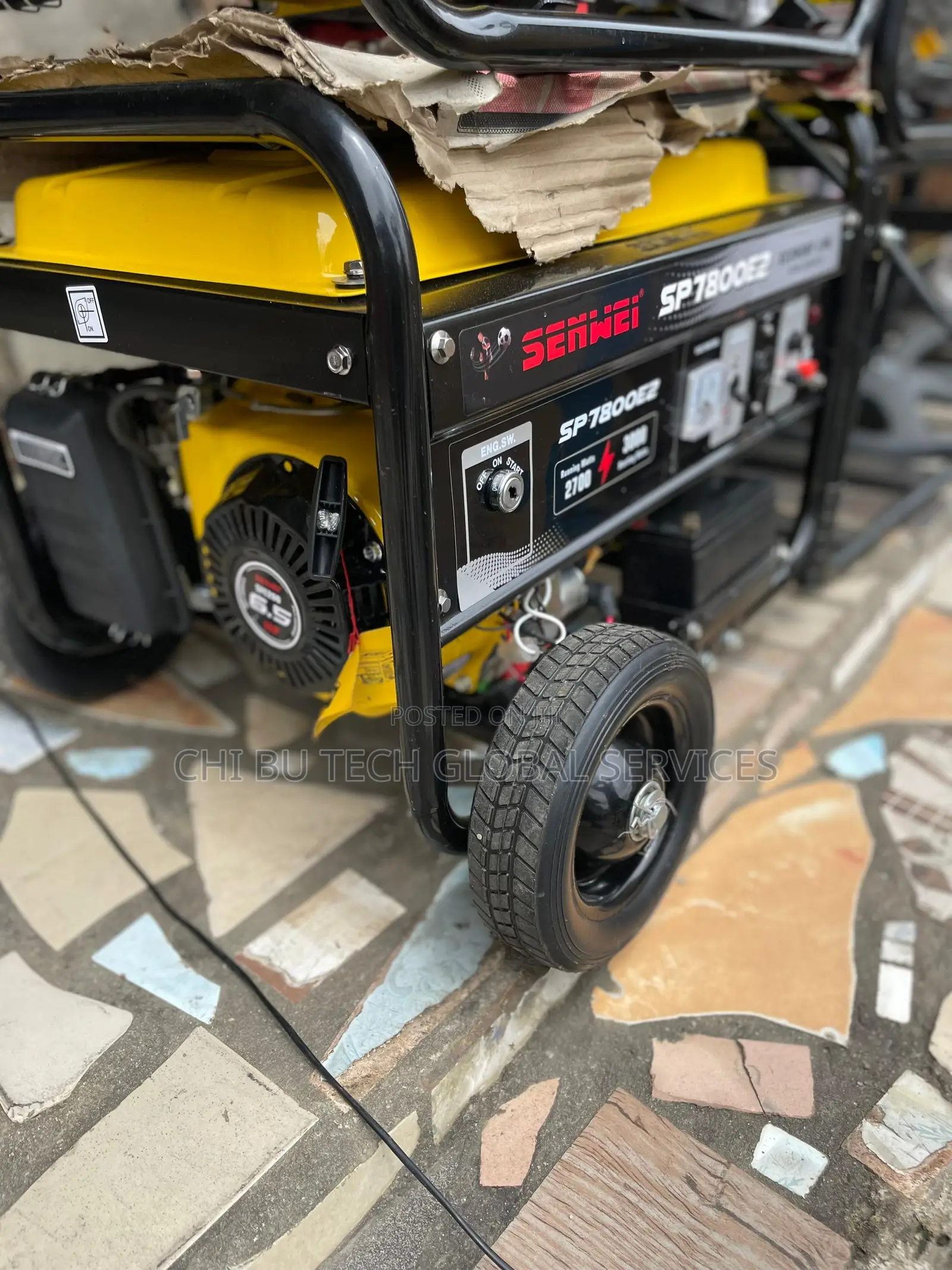 Senwei Sp7800e2 Portable Petrol Generator.