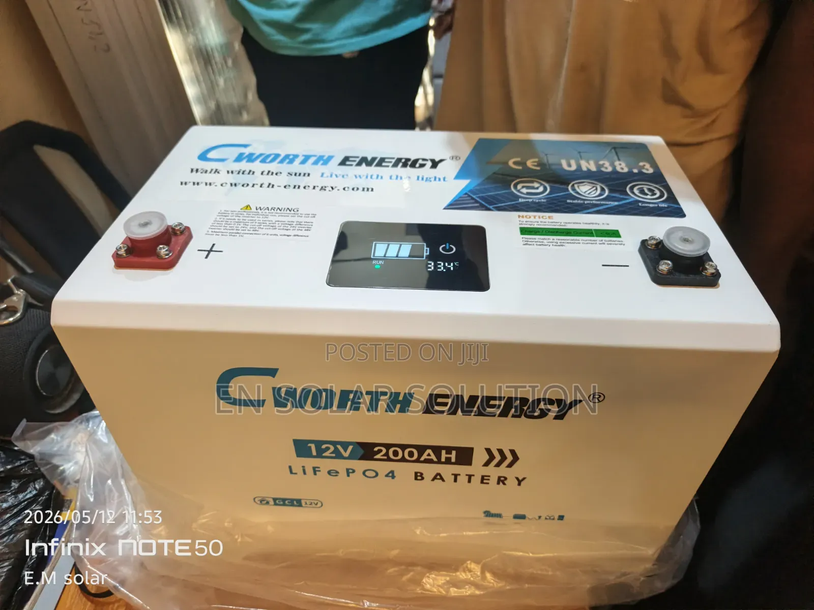 2.5wh/12v Cworth Lithium Battery Available