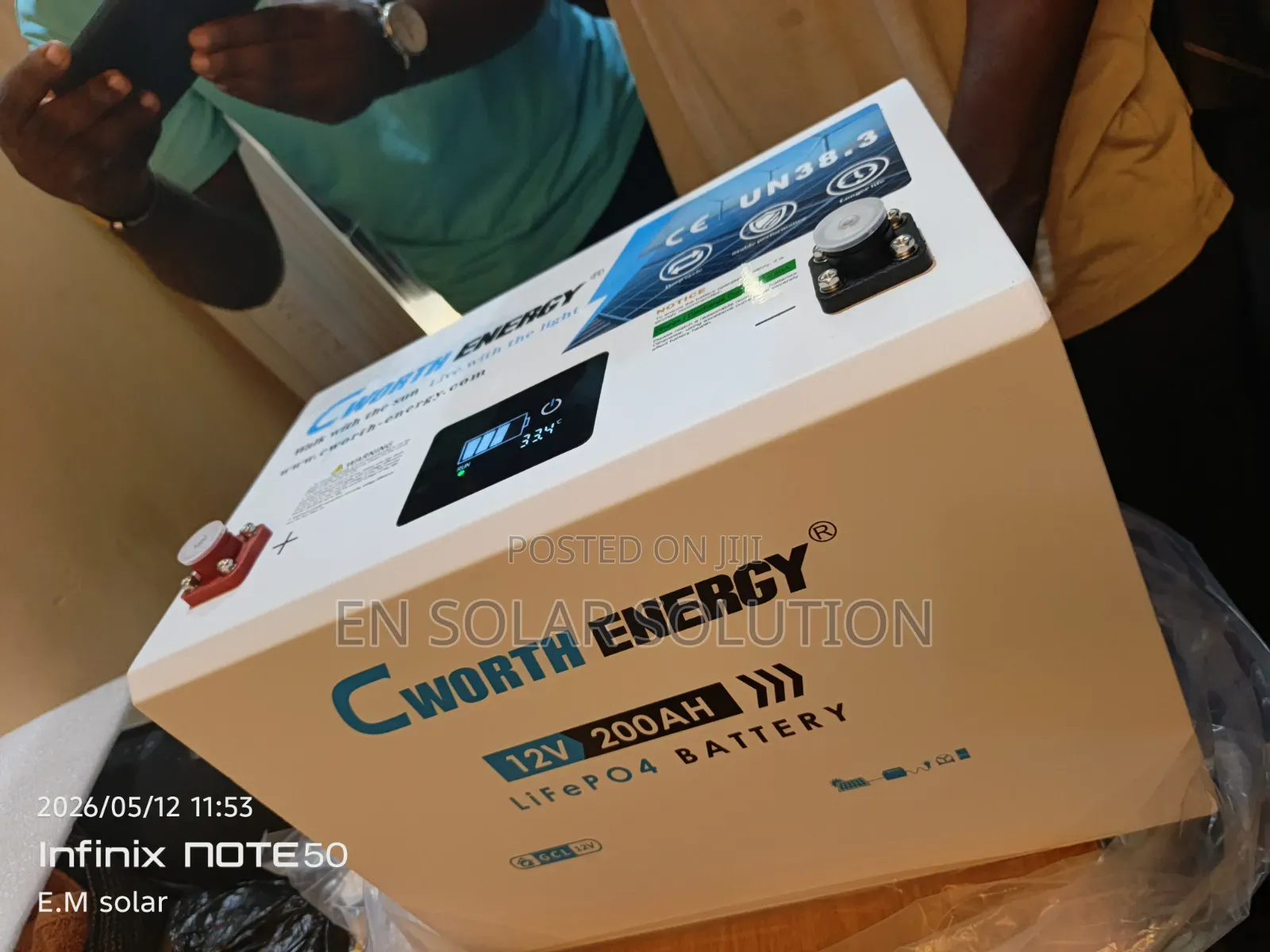 2.5wh/12v Cworth Lithium Battery Available