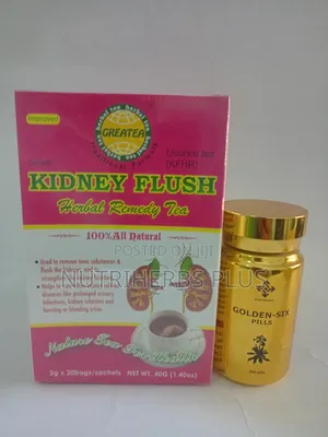 Greatea Kidney Flush Tea and Shineway Golden-Six Pills:Very Effective