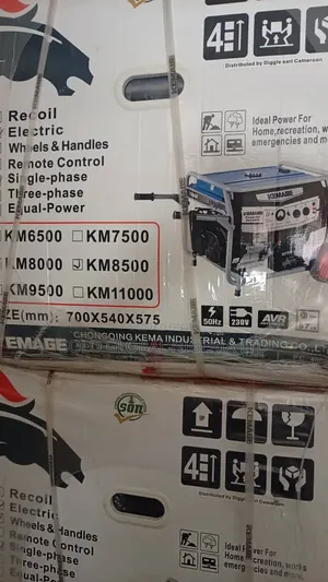 Kemage Generator (Km8500e2) 6kva 100% Copper Wire