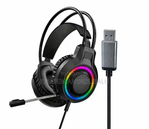 V6s Usb-a Gaming Stereo Headset With Microphone Volume Controler