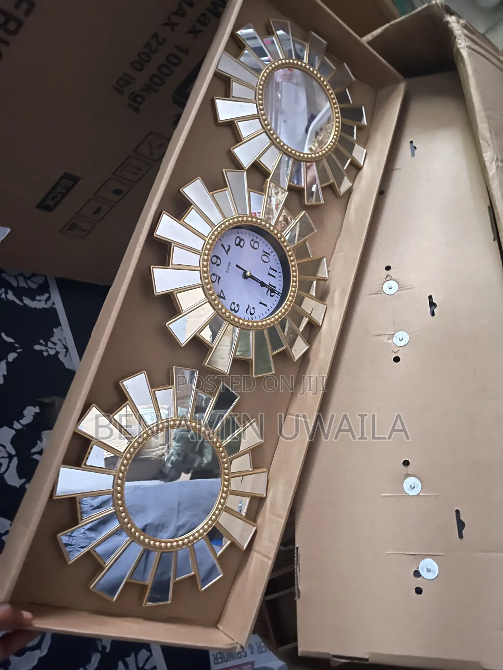 3 in 1 Sitting Room Wall Clock