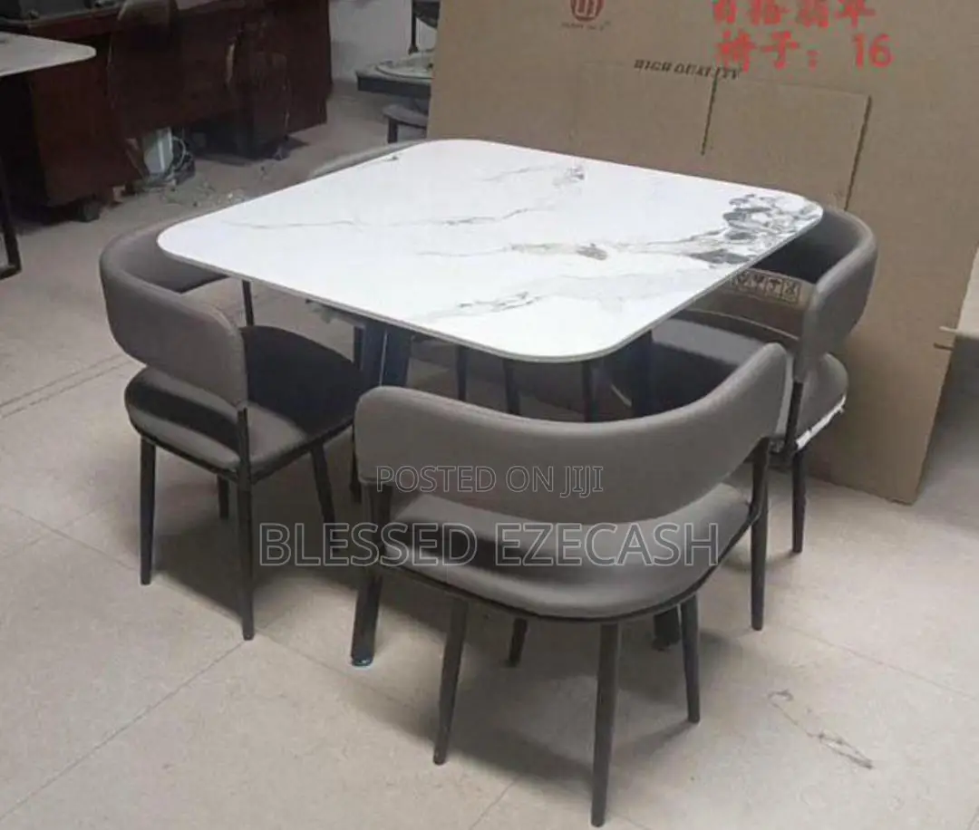 Nice and Standard Quality Marble Dining Table by 4chair