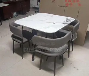 Nice and Standard Quality Marble Dining Table by 4chair
