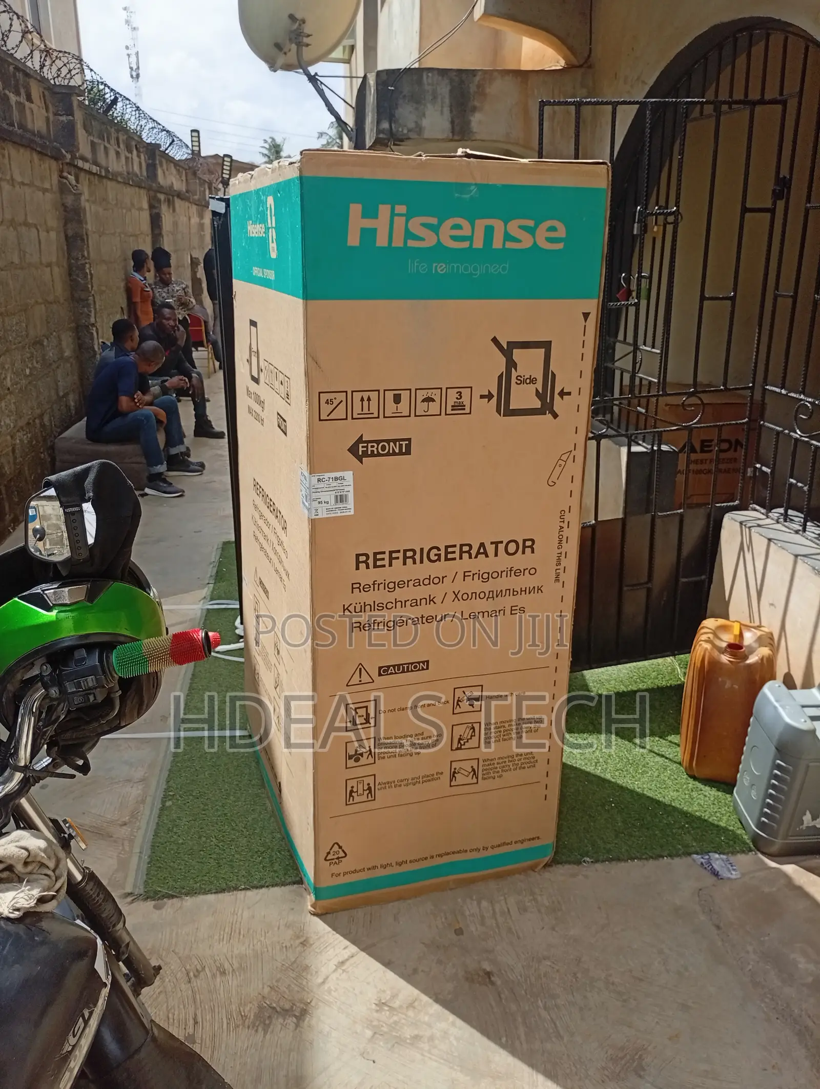 Hisense Side by Side Fridge Rc-71tbgl – Large Storage Capacity