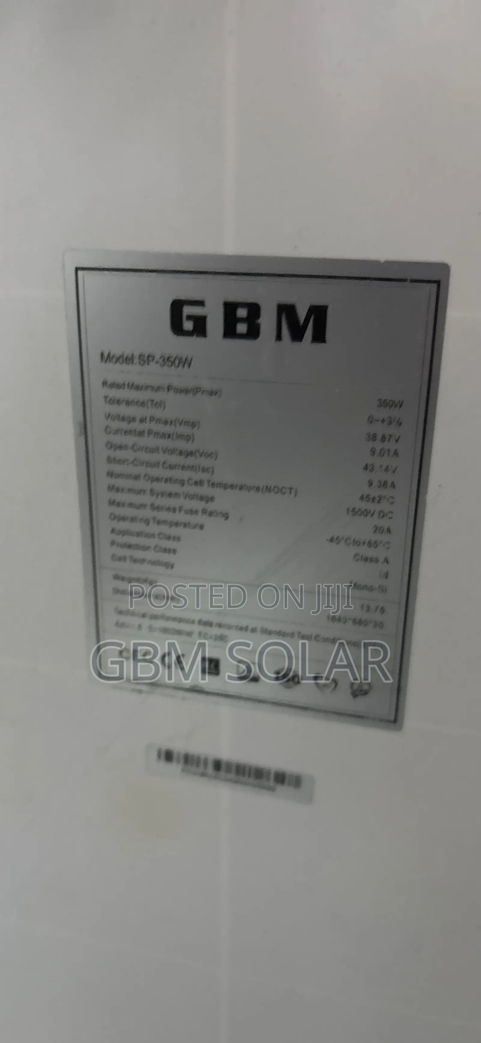 350w Solar Panel GBM