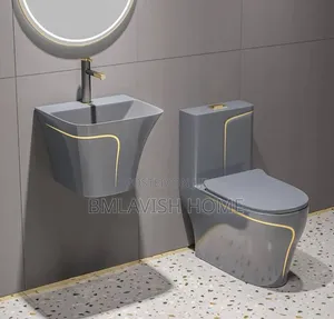 England Gray Luxury Water Closet