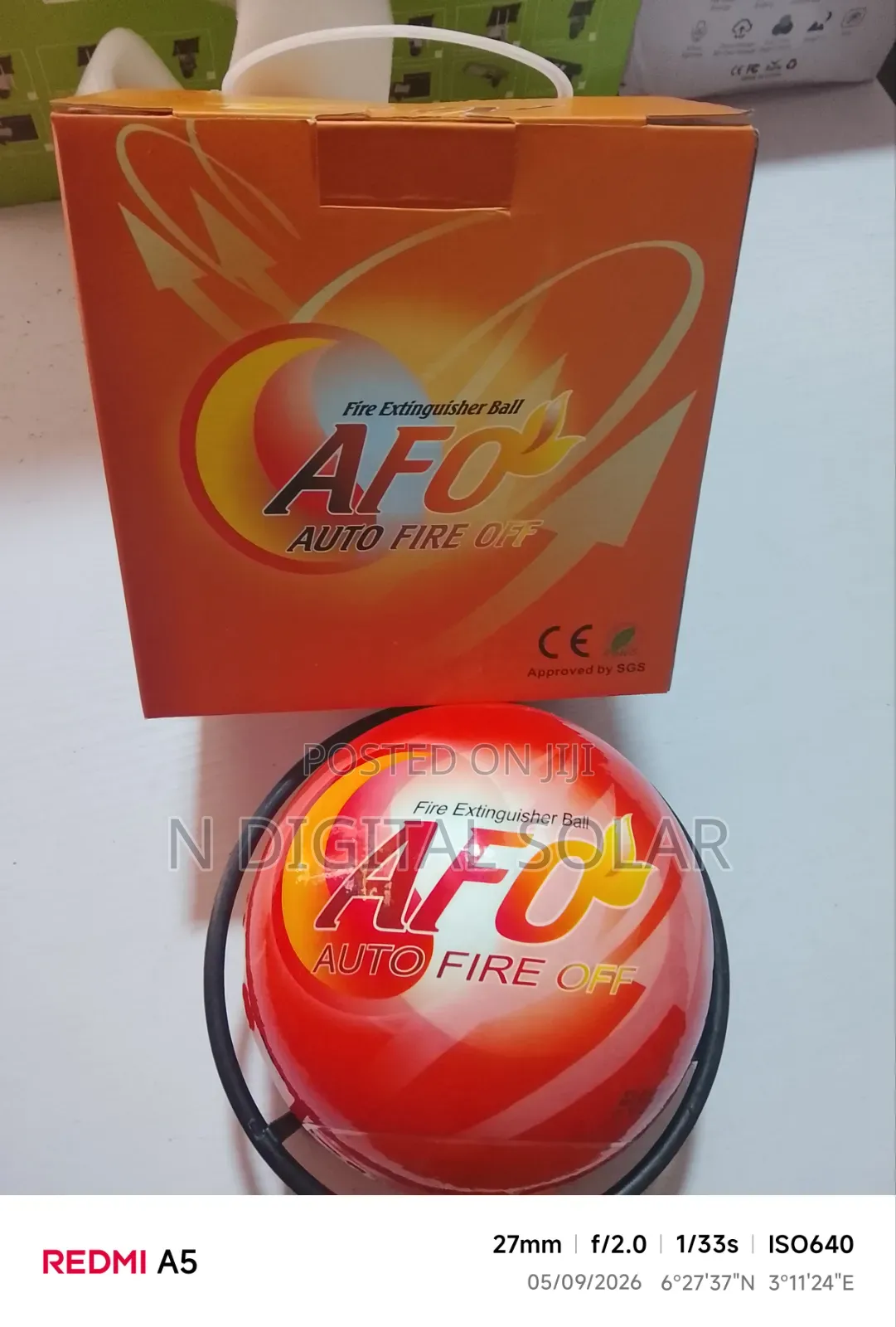 Auto Fire Extinguisher Ball