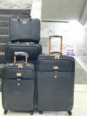 Complete Travel Luggage Set 3in1 Durable Suitcases WTH Trolley Handbag