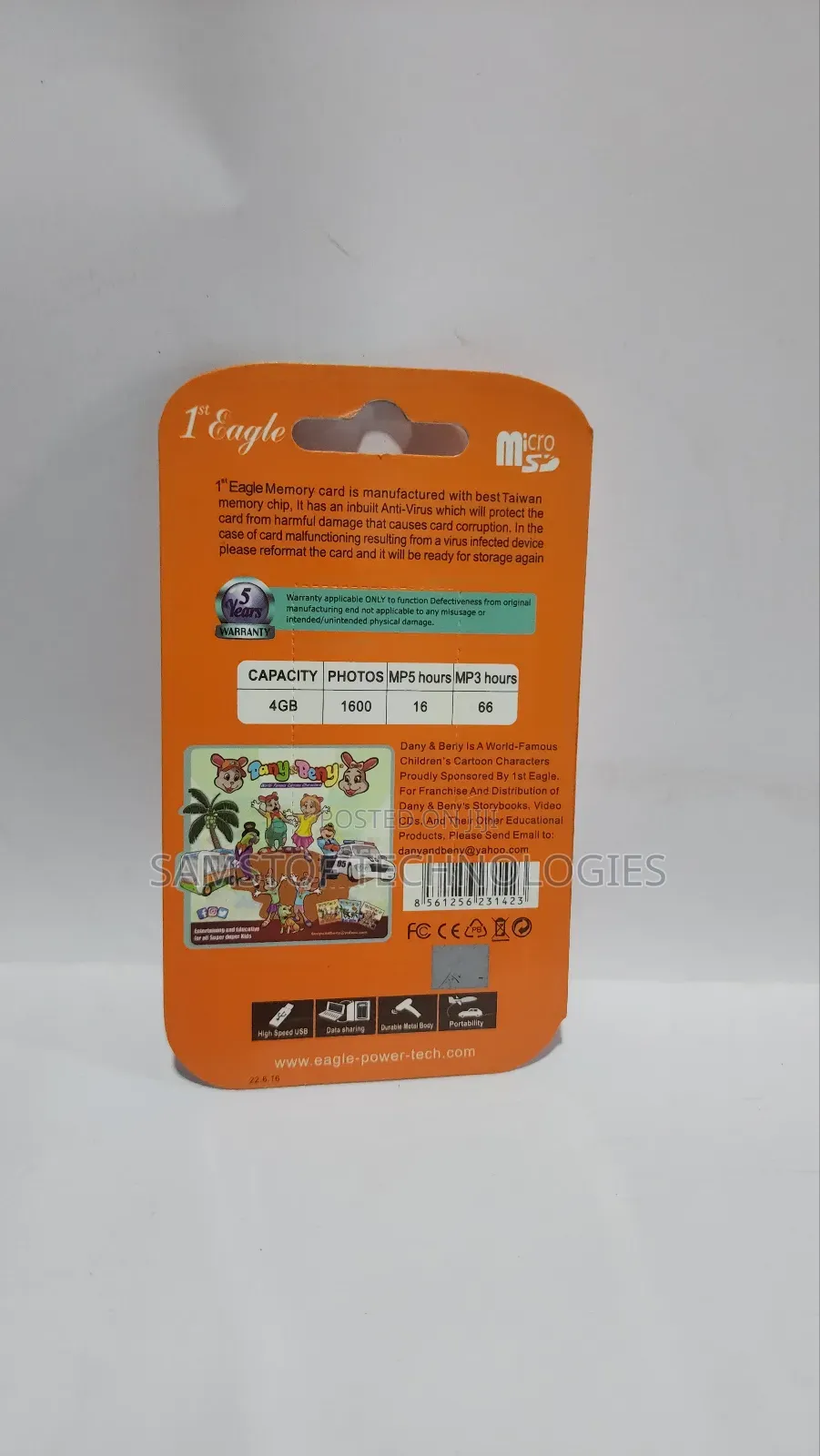1st Eagle Memory Card - 4gb