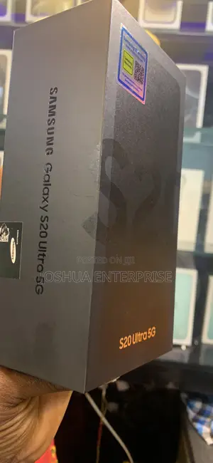 New Samsung Galaxy S20 Ultra 5G 128 GB Black