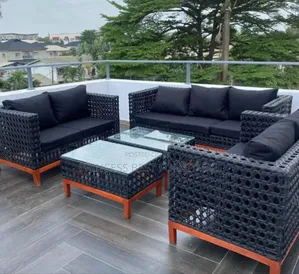Black Garden Sofa